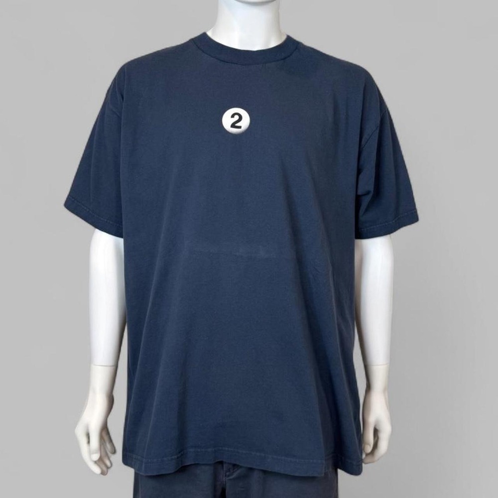 Vintage Alstyle Illinois Lottery T Shirt Mens XXL Navy Blue Graphic Tee AAA
